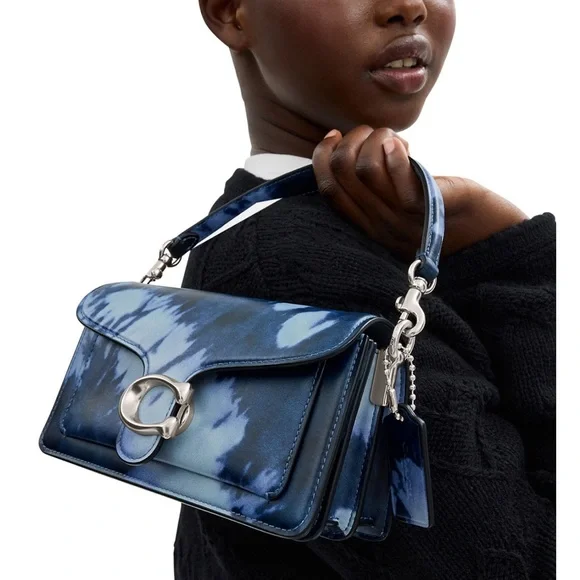 Coach Tabby Mini Tie-Dye Print Leather Shoulder Bag 20 LH/Midnight NWT Shoulder Bags